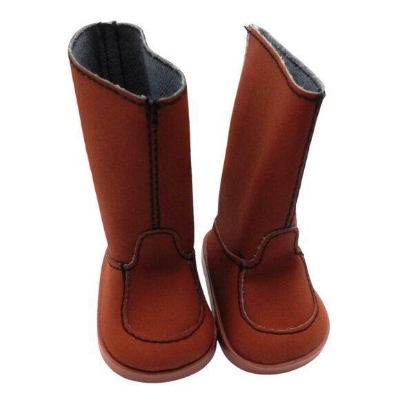 American Girl Julie Calico Dress Tights Boots Kerchief Outfit Set 18" Retired - Picture 4 of 7